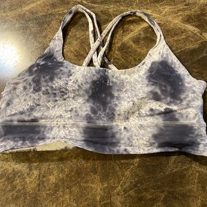 Lululemon tie dye sports bra- strappy back